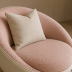 Cocoon Comfort Blush-Toned Lounge Chair