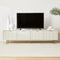 Modern Minimalist Striped Panel TV Unit