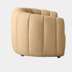 2 Seater Contemporary Curved Lounge Sofa