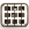 Multipurpose Abacus Designed Double Sided Bookcase