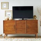 Mid-Century Classic Wood Frame TV Unit