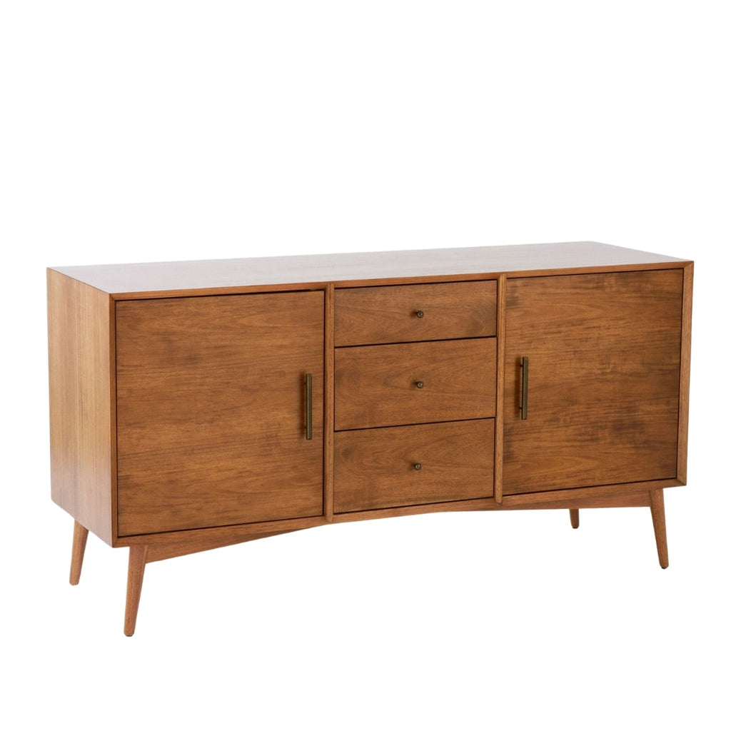 Mid-Century Classic Wood Frame TV Unit
