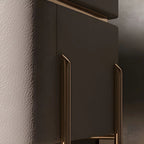 Modern Chic White & Gold Bedside Table

