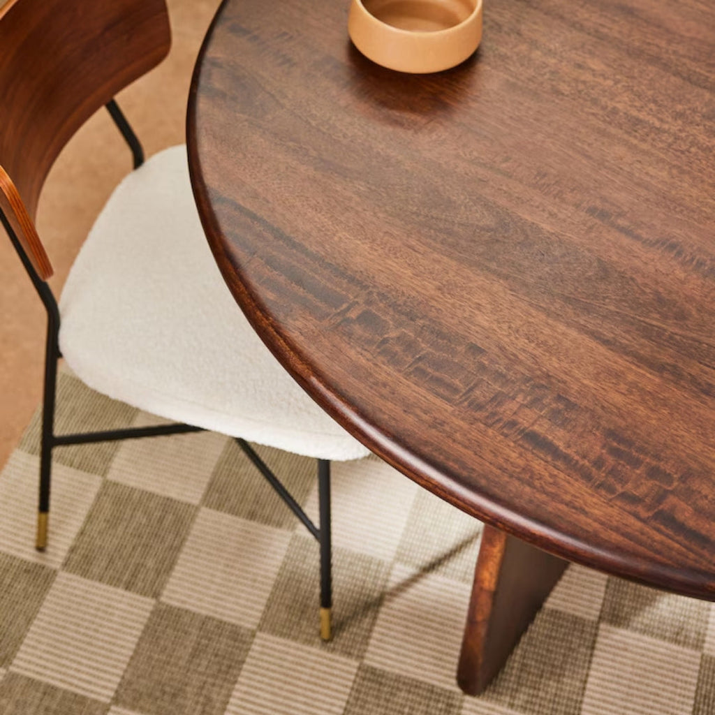 U-Base Round Wood Cafe Table