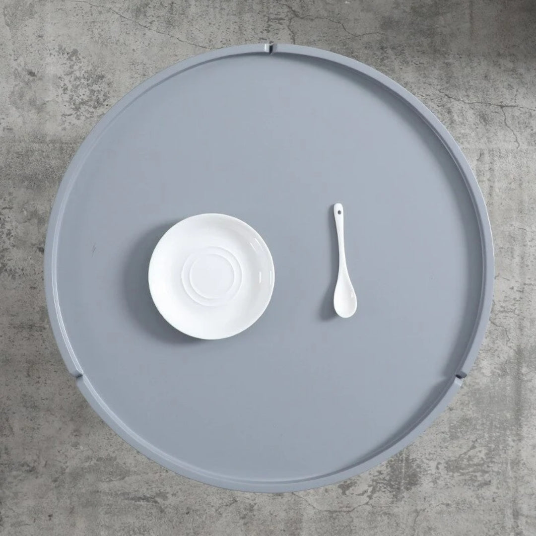 Contour Black Tray Modern Side Table