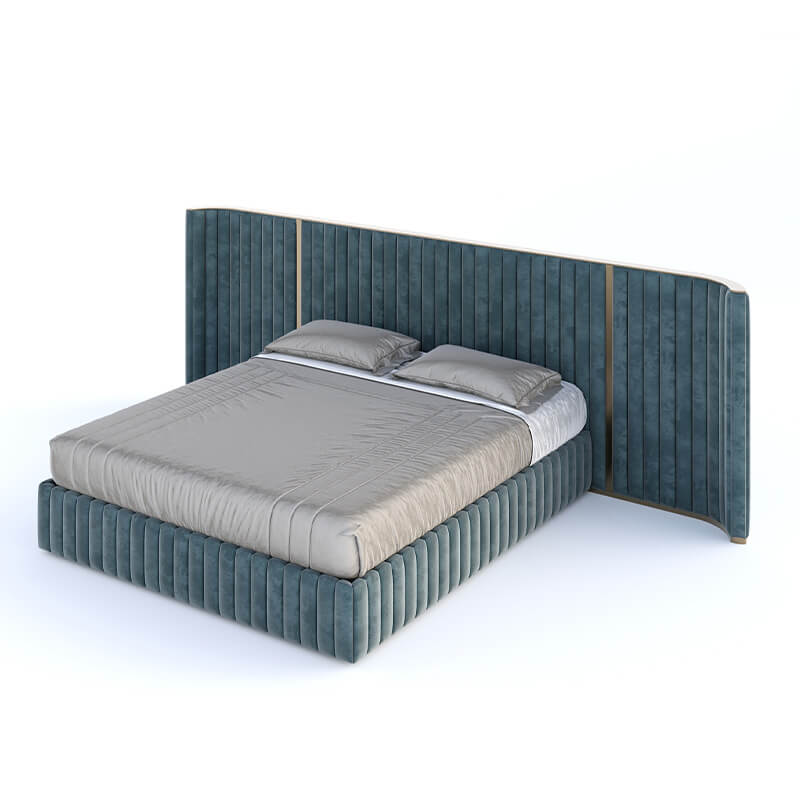 Upholstered king size bed online