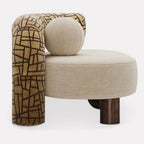 Modern Cove Sculptural Accent Chair