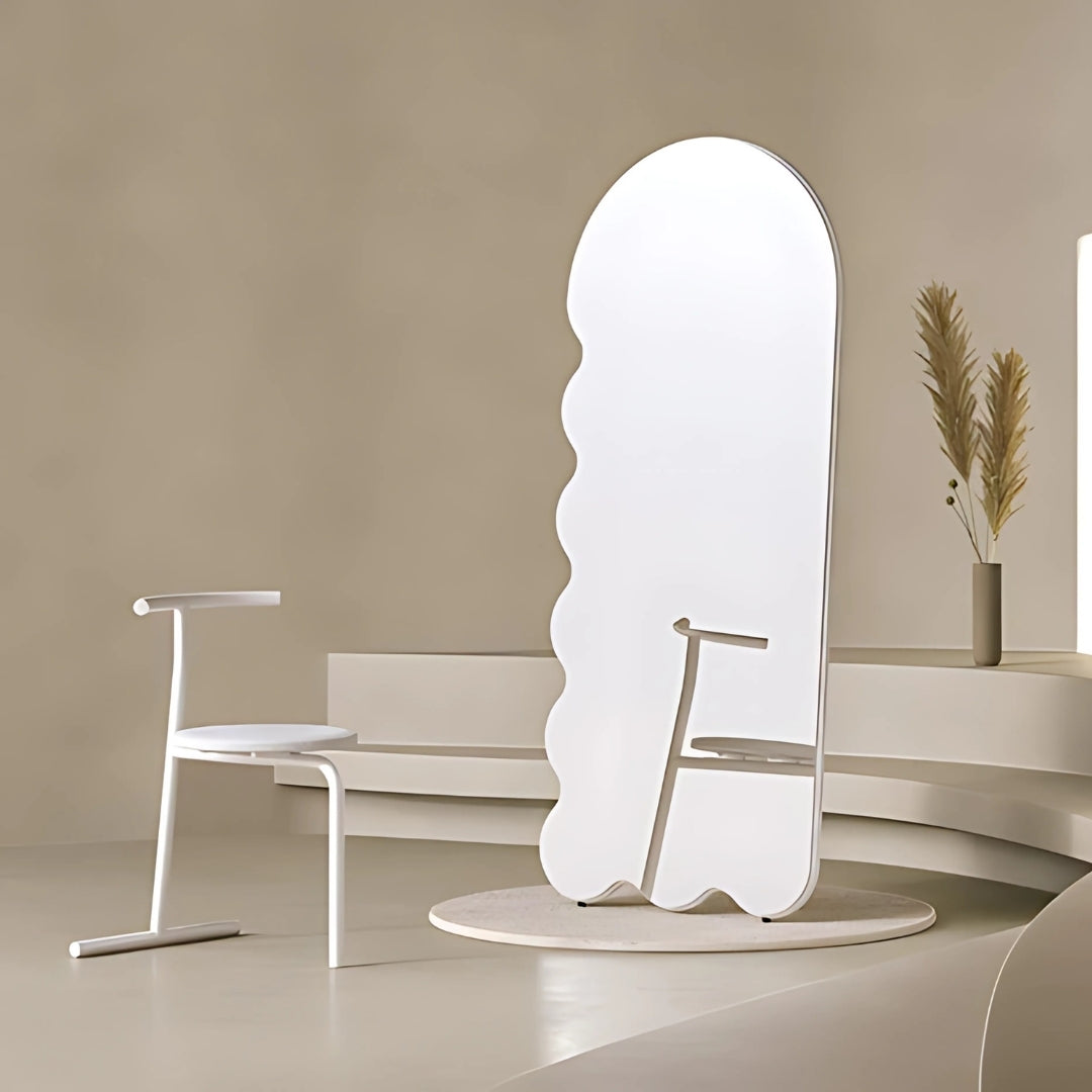 Sculpted Ripple Edge Full-Length Mirror

