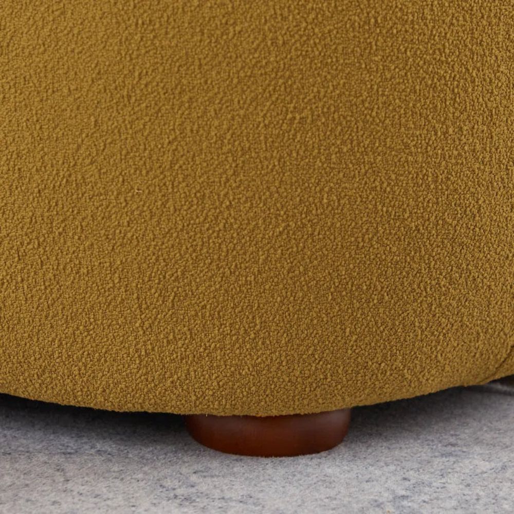 3 Seater Modern Comfy Curved Sofa