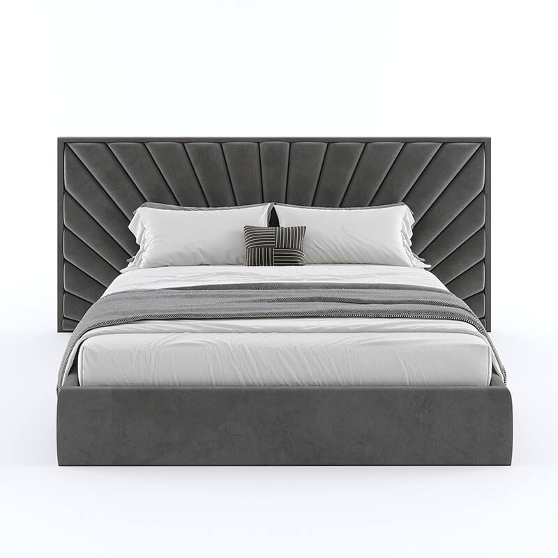 Upholstered king size bed online