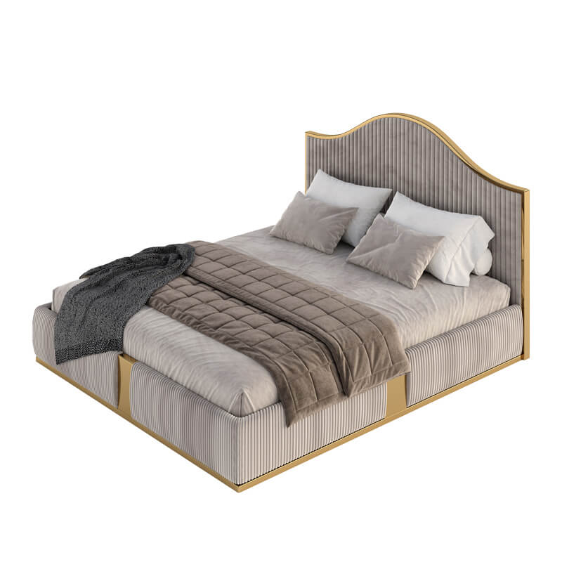 Upholstered king size bed online
