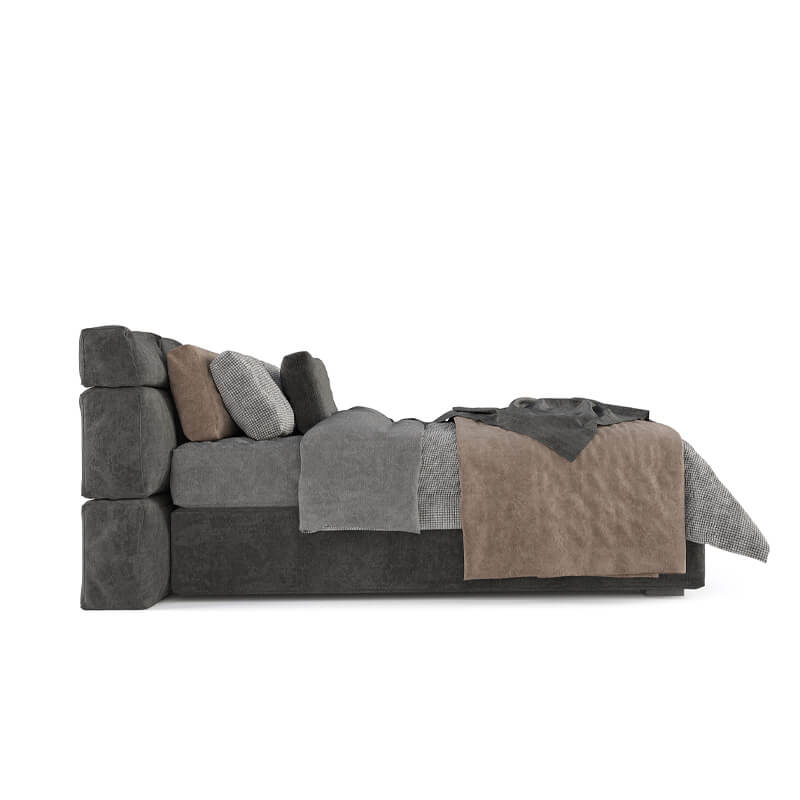 Upholstered king size bed online