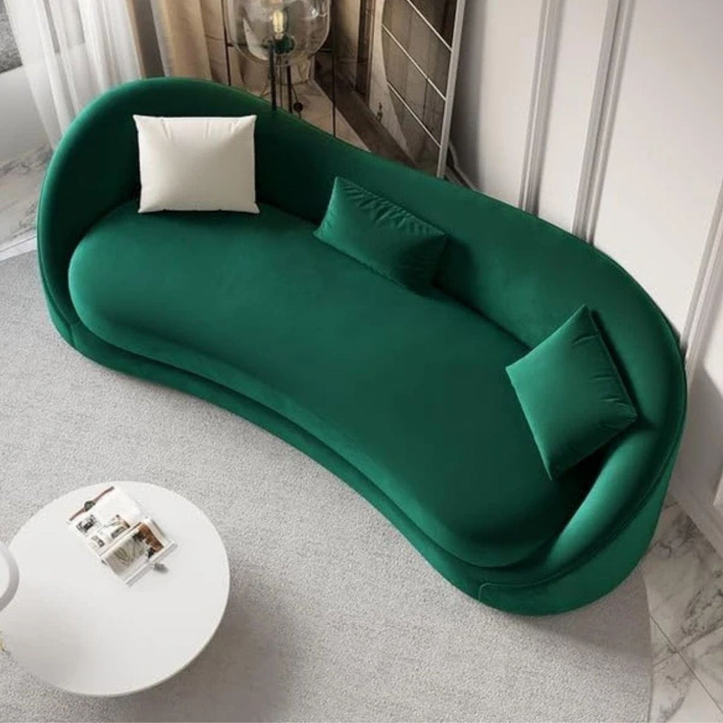 3 Seater Arcform Curved Sofa