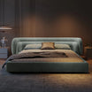 Aurora Curve Upholstered Bed with Curved Headboard