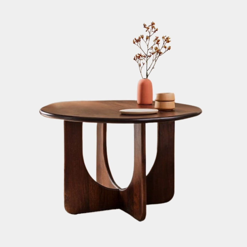 U-Base Round Wood Cafe Table
