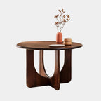 U-Base Round Wood Cafe Table