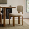 Contemporary Soft Beige Wooden Dining Chair