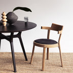 Midwood Black Upholstered Dining Chair
