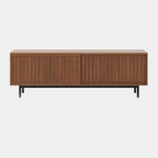 Urban Slatted Wood TV Unit