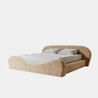 Luna Crest Curved Headboard Bed