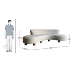 4 Seater WaveForm Lounge Sofa