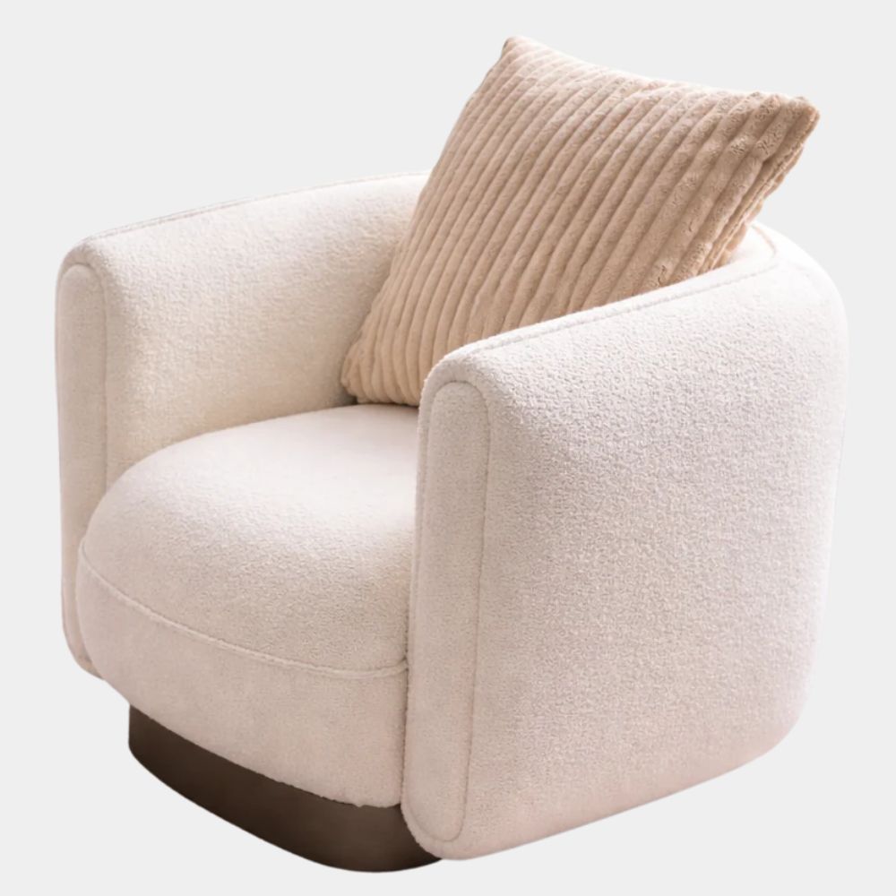 3 Seater Luxe Rounded Lounge Sofa