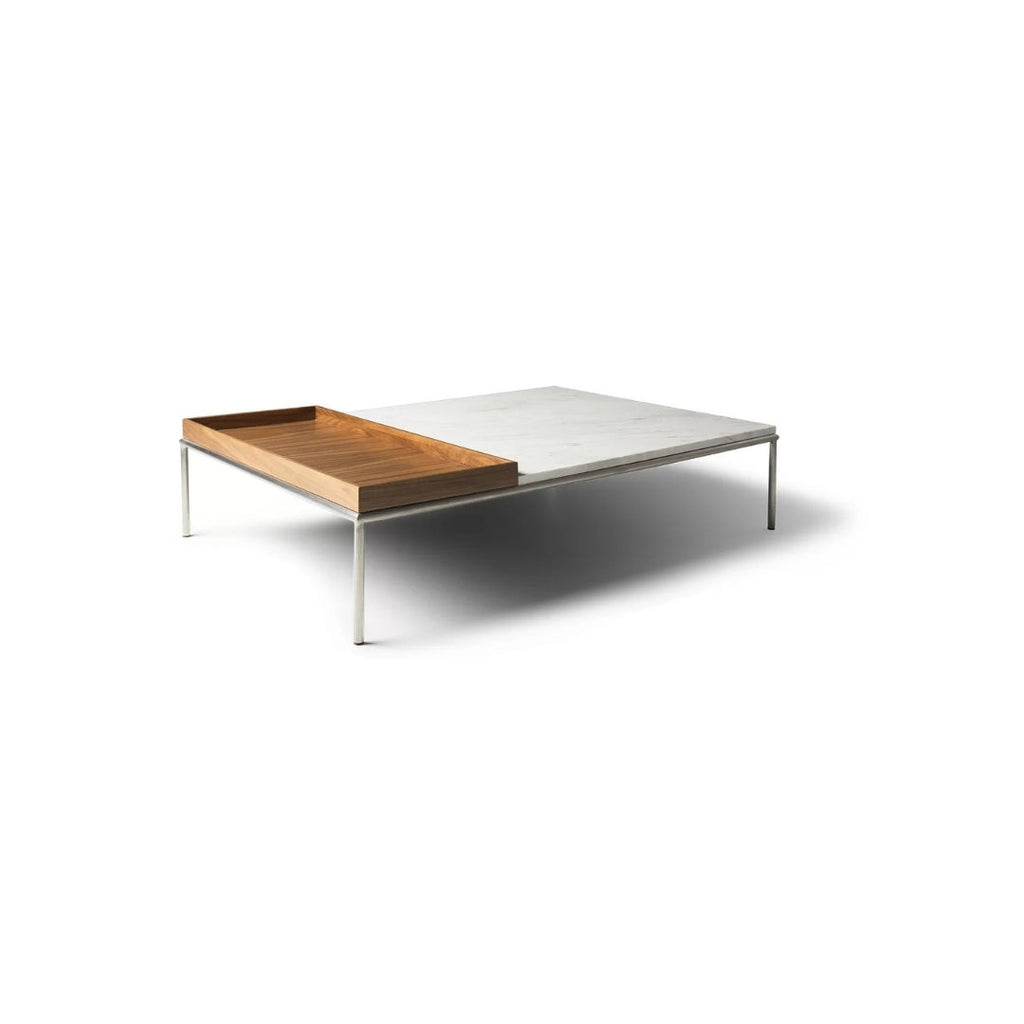 Balance Marble-Wood Coffee Table

