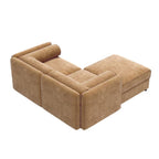 3 Seater Modern Sectional Sofa with Built-In Storage