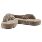 6 Seater Curvy Wave L-Shape Sectional Sofa