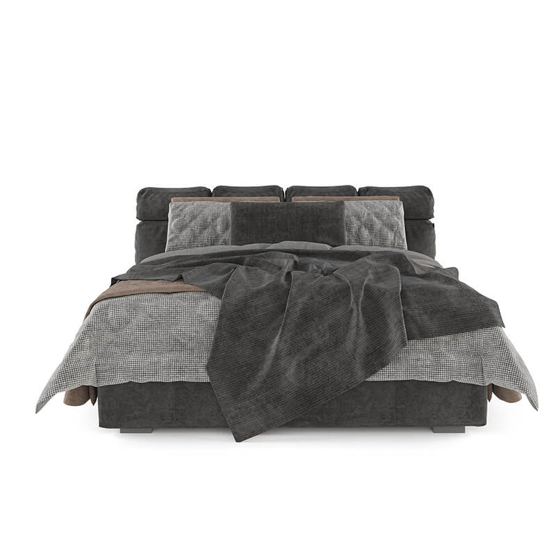 Upholstered king size bed online