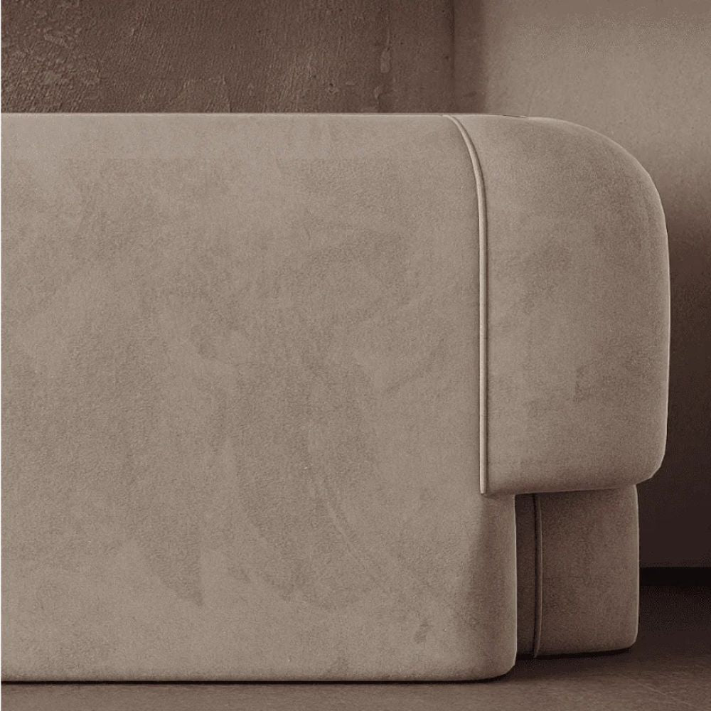 3 Seater Dune Organic Floating Curved Sofa