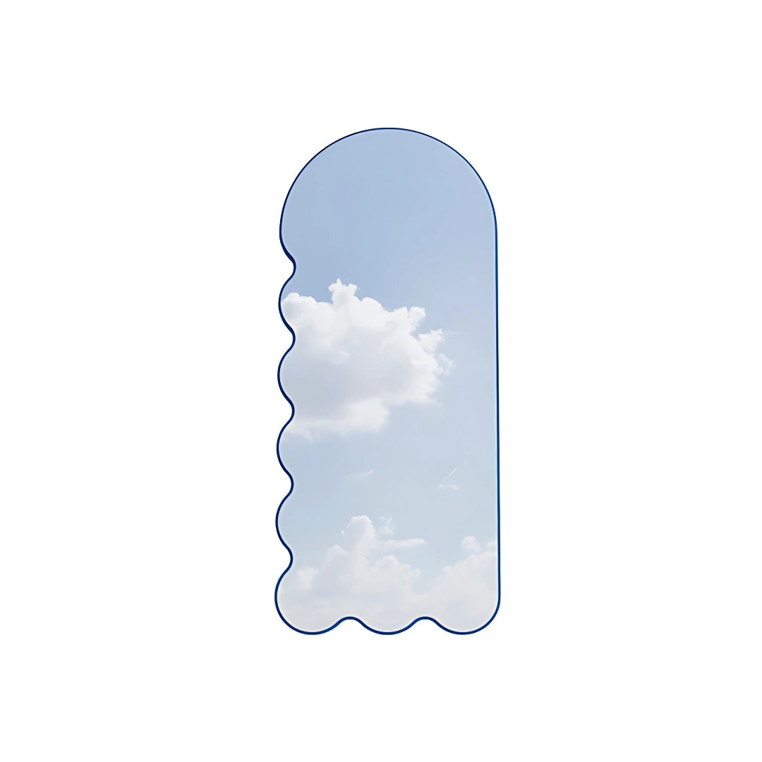 Sculpted Ripple Edge Full-Length Mirror
