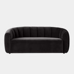 2 Seater Contemporary Curved Lounge Sofa