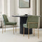Elegant Sage Green Upholstered Dining Chair