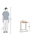 Slate Edge Minimal Side Table