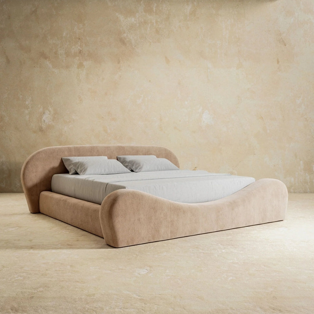 Luna Crest Curved Headboard Bed