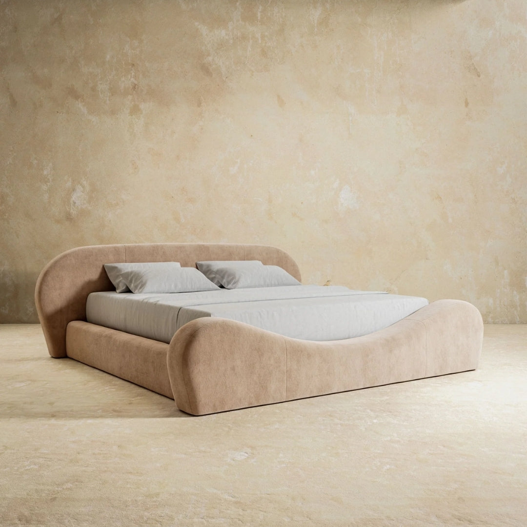 Luna Crest Curved Headboard Bed