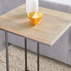 Slate Edge Minimal Side Table