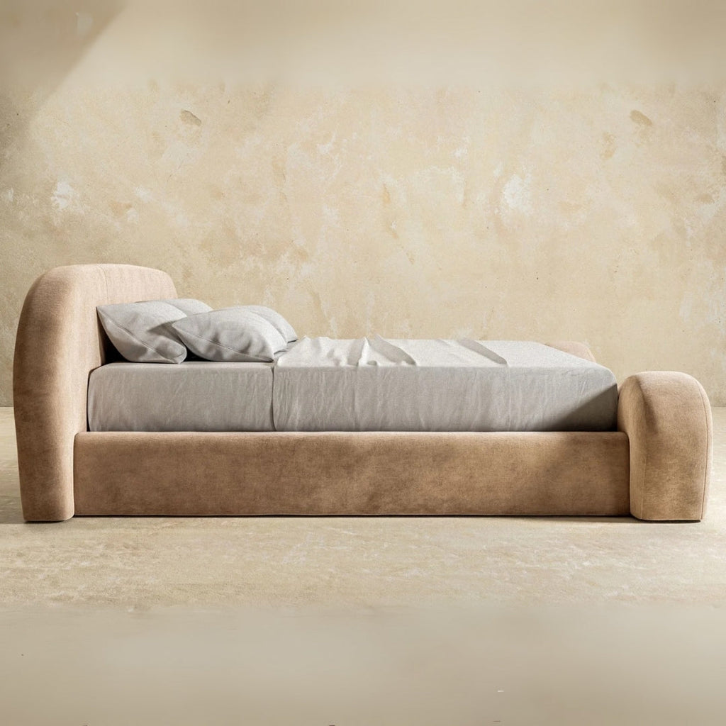 Luna Crest Curved Headboard Bed