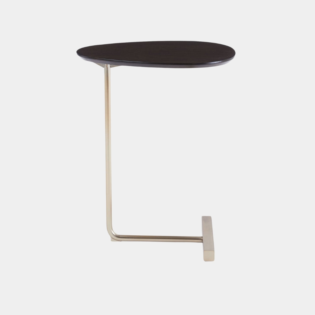 Walnut Curve Luxe Side Table