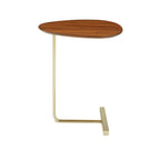 Walnut Curve Luxe Side Table