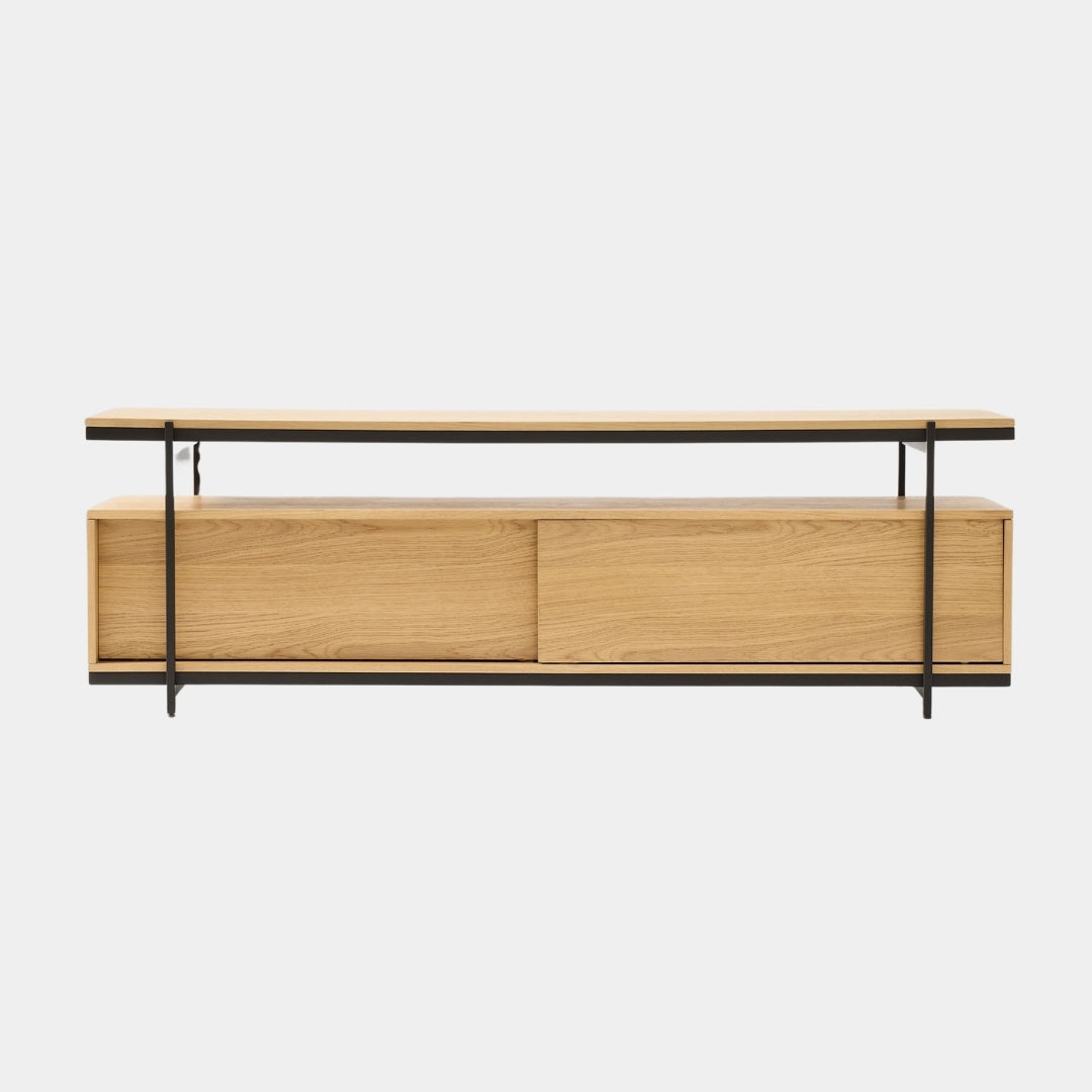 Modern Loft Open-Shelf TV Unit
