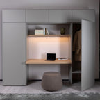 Modern Multifunctional Work & Storage Wardrobe