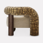 Modern Cove Sculptural Accent Chair
