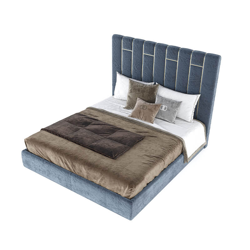 Upholstered king size bed online