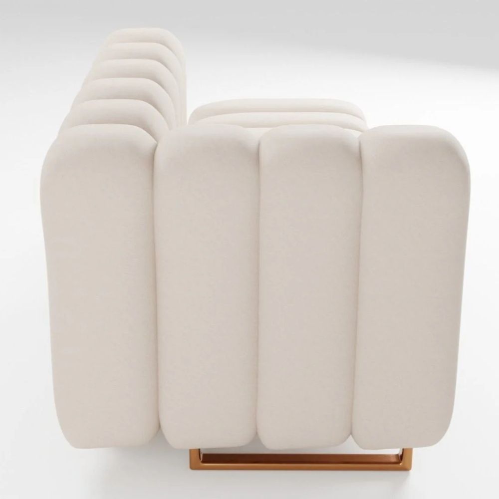 3 Seater Tufted Lounger Sofa