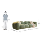 4 Seater Puff Sage Modular Sofa