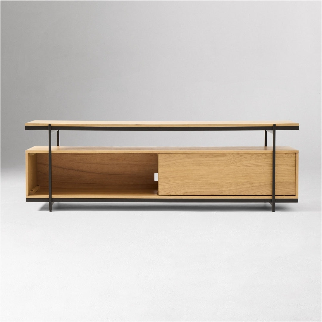 Modern Loft Open-Shelf TV Unit