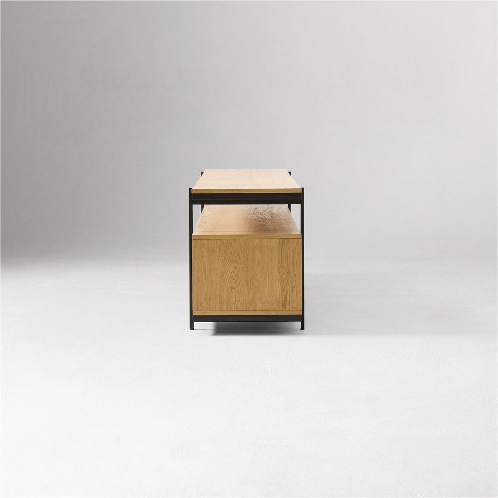 Modern Loft Open-Shelf TV Unit