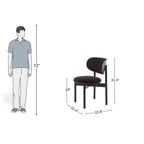 Modern Plushed Luxe Dining Chair 